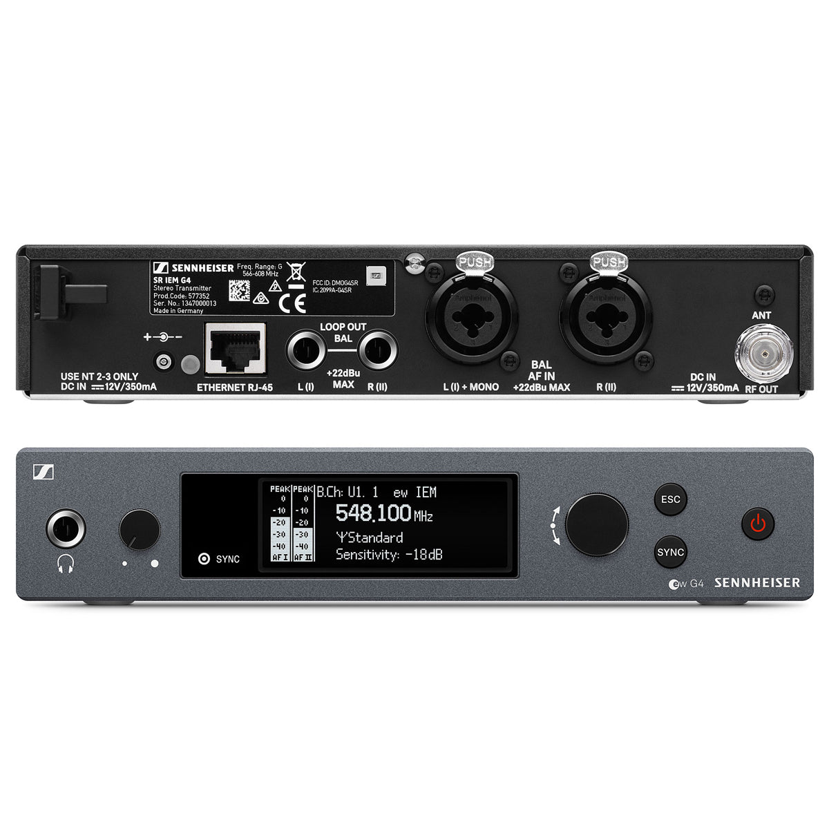 Sennheiser EW IEM G4-TWIN-C Evolution Wireless In-Ear Monitor Set