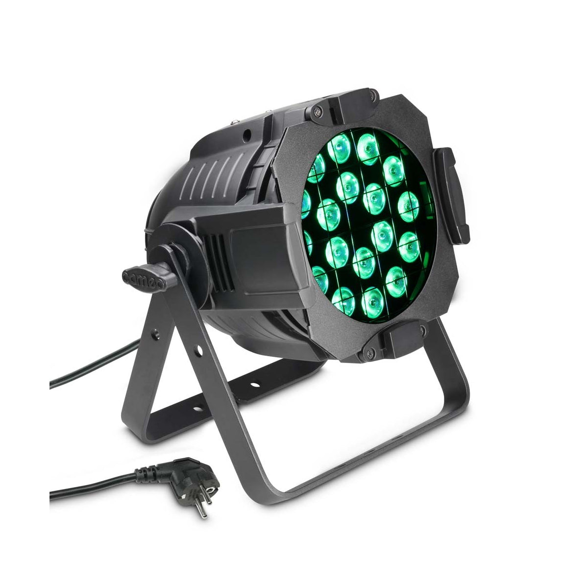 Cameo Studio PAR 64 CAN RGBA Q 8W - 18 x 8W QUAD RGBA light Black