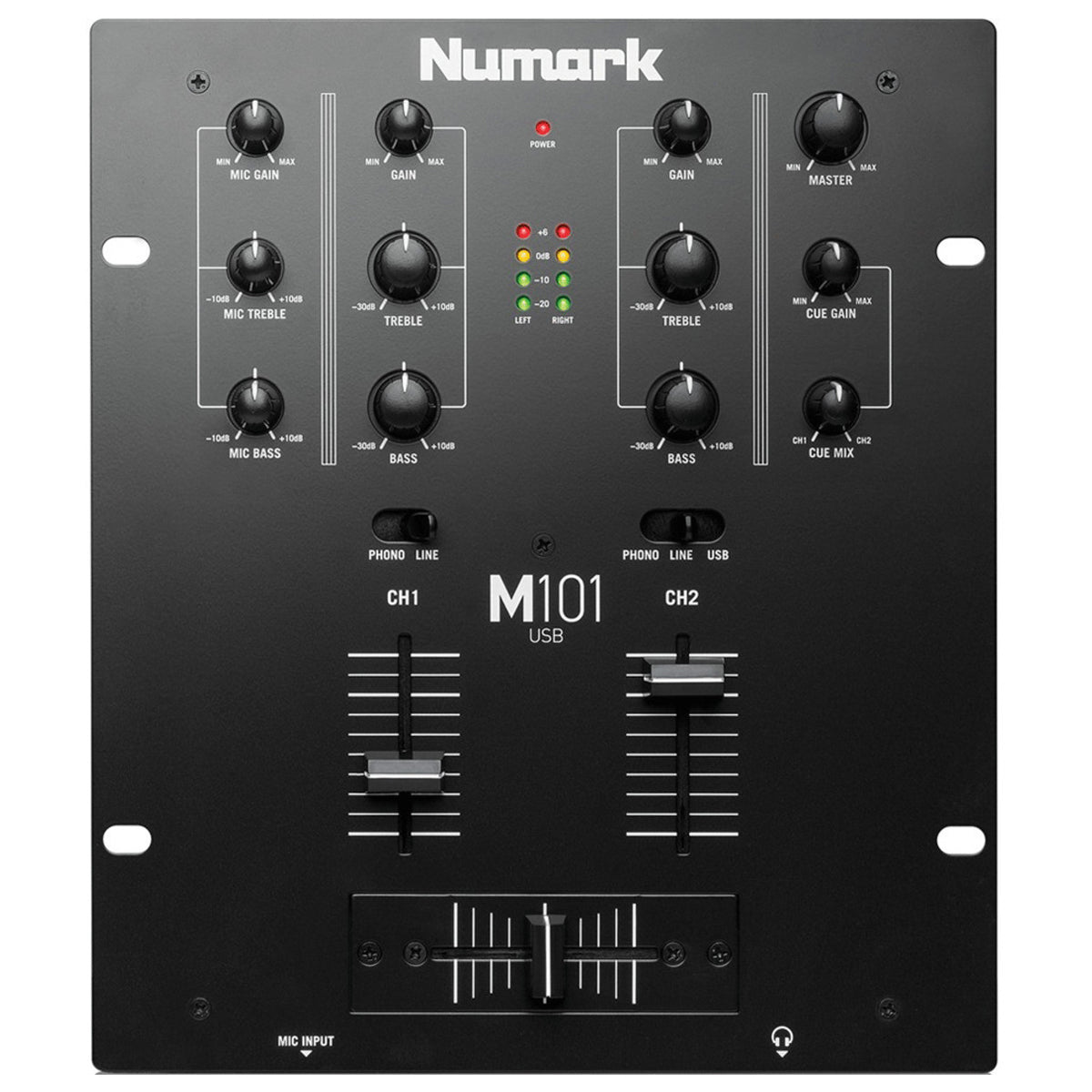 Numark M101USB 2-Channel DJ Mixer with USB