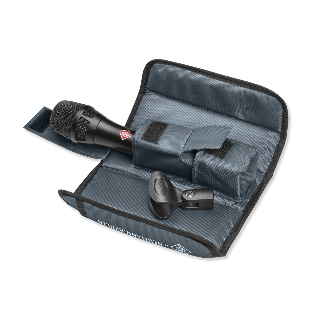 Neumann KMS 104 PLUS BK Vocalist Microphone, Cardioid, Black, Condenser Microphone Capsule, SG 105