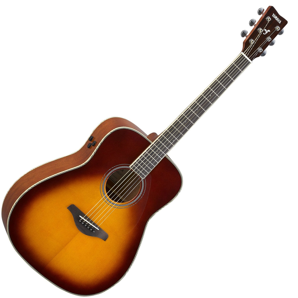 Yamaha FG-TA Transacoustic - Brown Sunburst