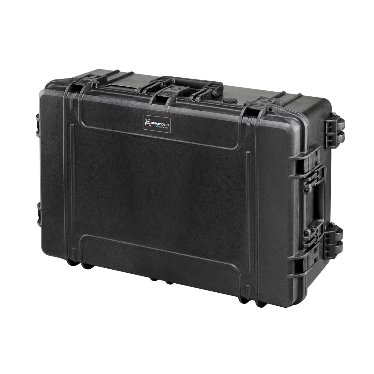 Stage Plus PRO 750H280 Black Trunk Case without Extension Handle, Empty with Convoluted Foam in Lid