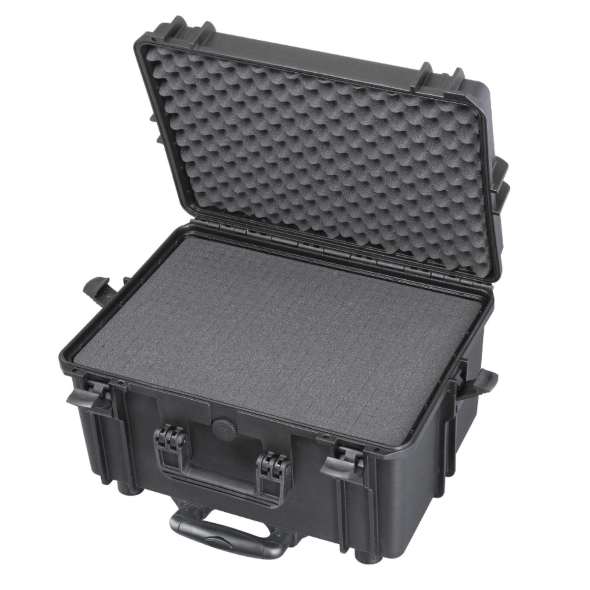 SP PRO 505H280STR Black Trolley Case, Cubed Foam, ID: L500xW350xH280mm