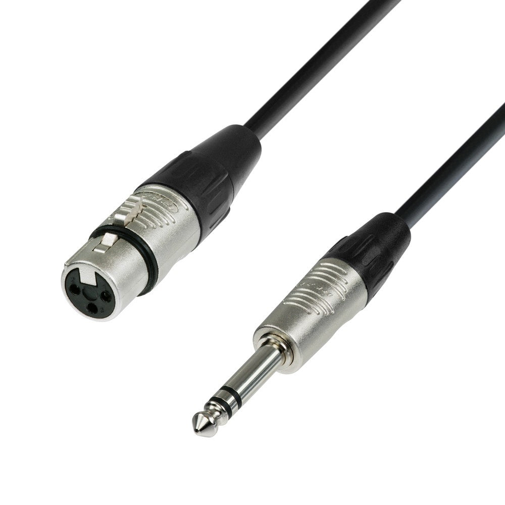 Adam Hall Cables K4 BFV 0750 - Microphone Cable REAN XLR F to 6.3mm Jack stereo 7.5m