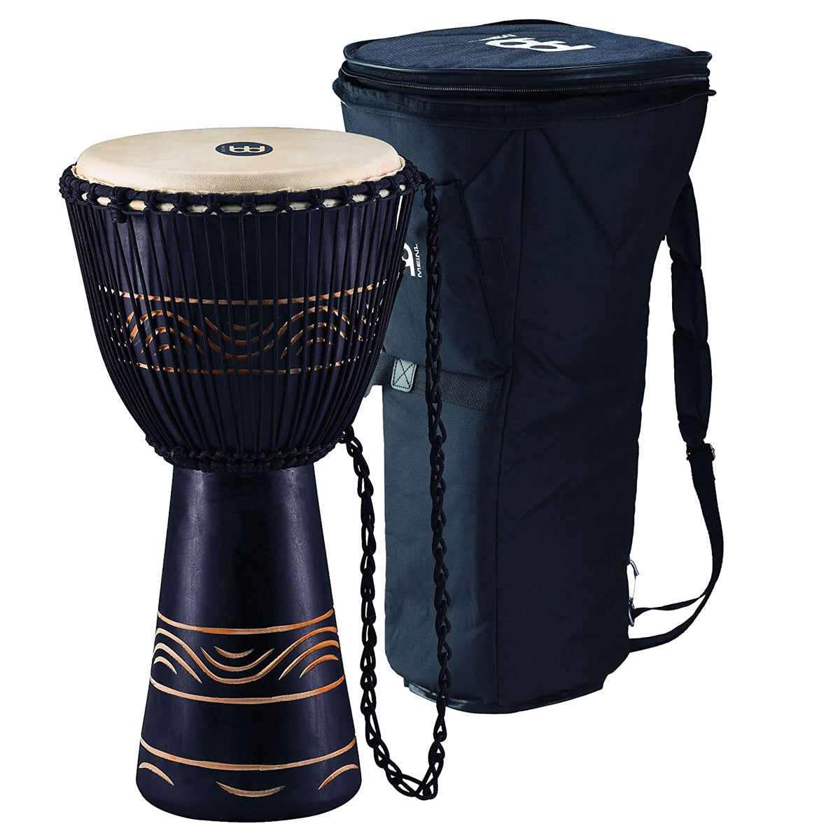 Meinl Djembe 12 African Black Carvelrge