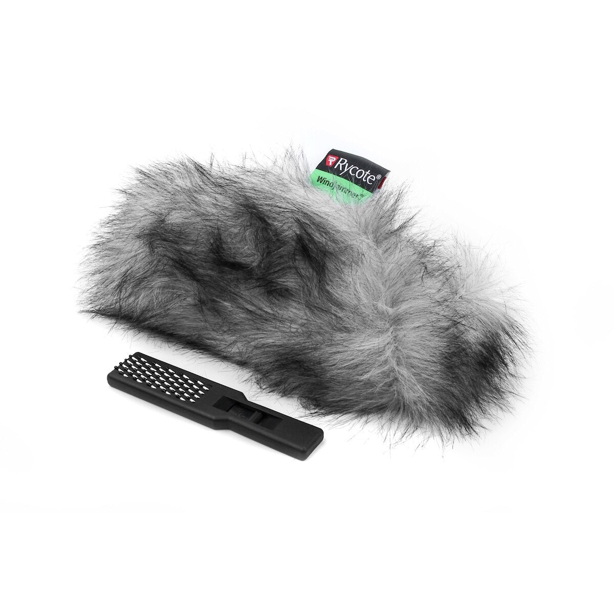 Rycote Cyclone Windjammer Large, Grey, Synthetic Fur Cover