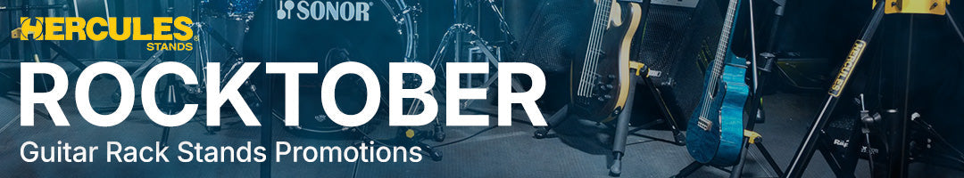 Hercules ROCKTOBER Guitar Rack Stands Promotions
