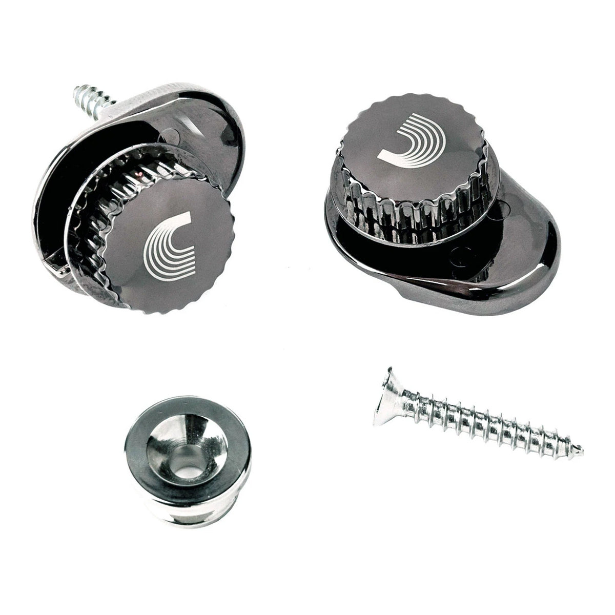 Planetwaves PWSLS02 NS Strap Lock System - Nickel Straps & Locking Systems