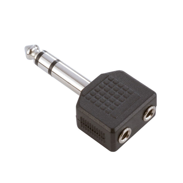 Adam Hall Connectors 7545 - Y-Adapter 2 x 3,5mm stereo Jack female to 6,3mm stereo
