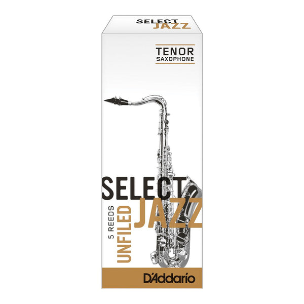 D'Addario RRS05TSX2MUF Select Jazz Tenor Sax 2 Medium Unfiled Reed - Per Reed