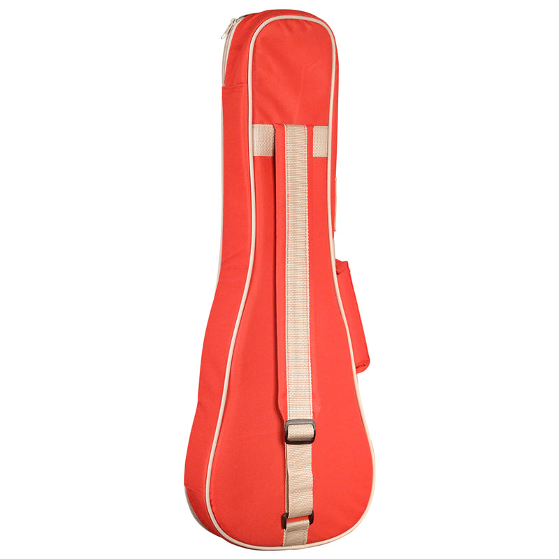 Cordoba 15CM Matiz Chili Red Concert Ukulele with Color-Matching Nylon Gig Bag