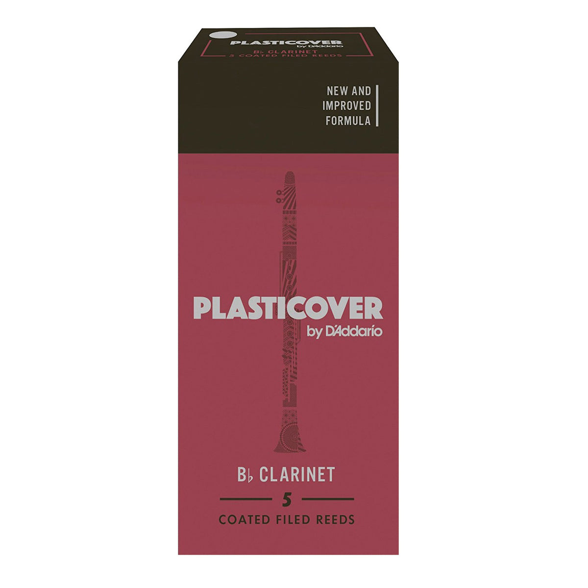D'Addario RRP05BCL100 Plasticover Bb Clarinet 1 Reed - Per Box