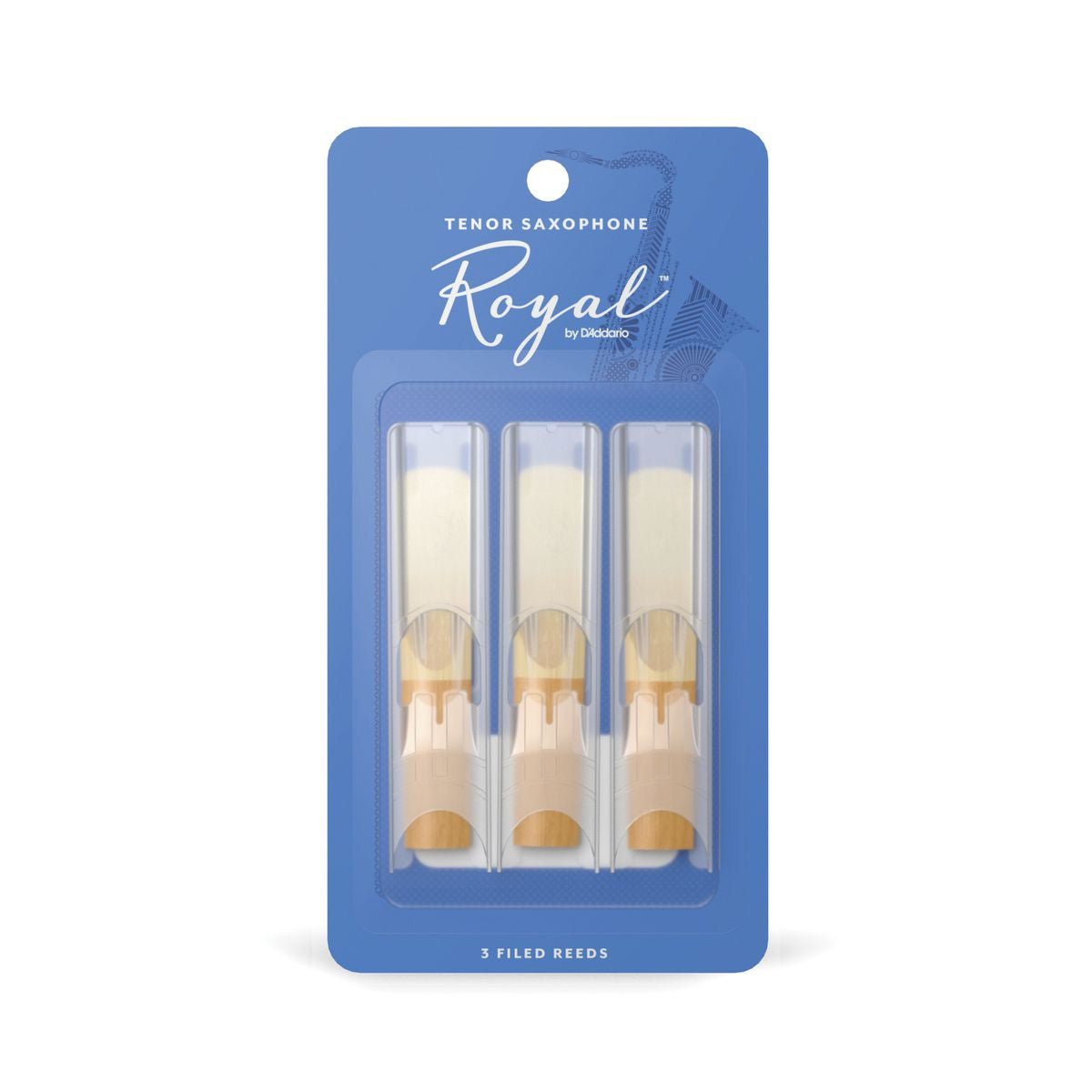 D'Addario RKB0315 Royal Tenor Sax 1.5 Reed - 3 Pack