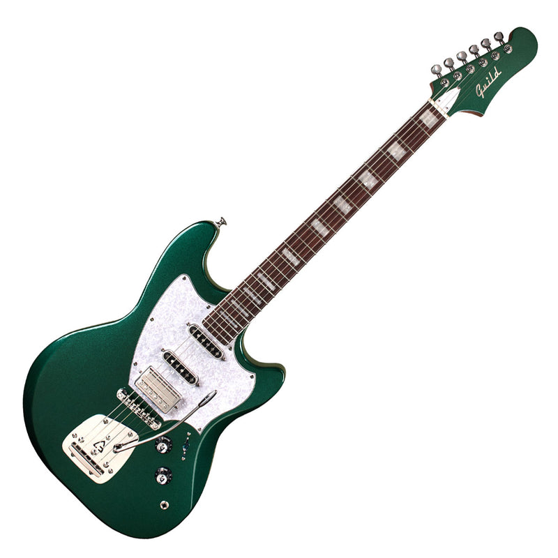 Guild Surfliner Deluxe Solid Body Electric Guitar - Evergreen Metallic