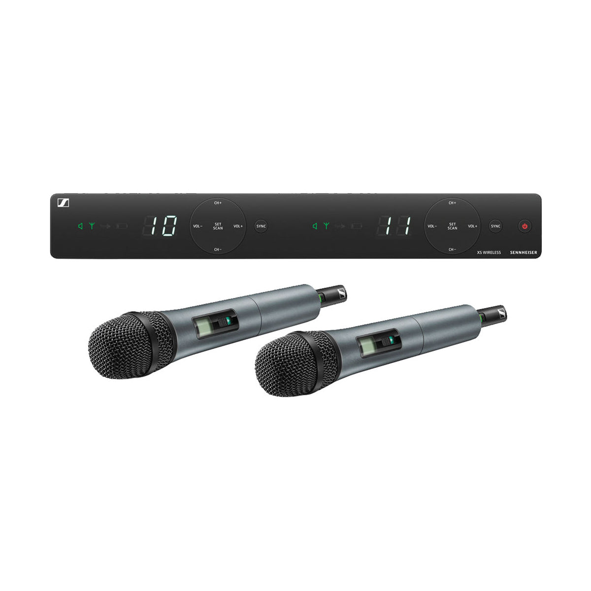 Sennheiser XSW 1-835 DUAL-B Dual Vocal Set Handheld Systems