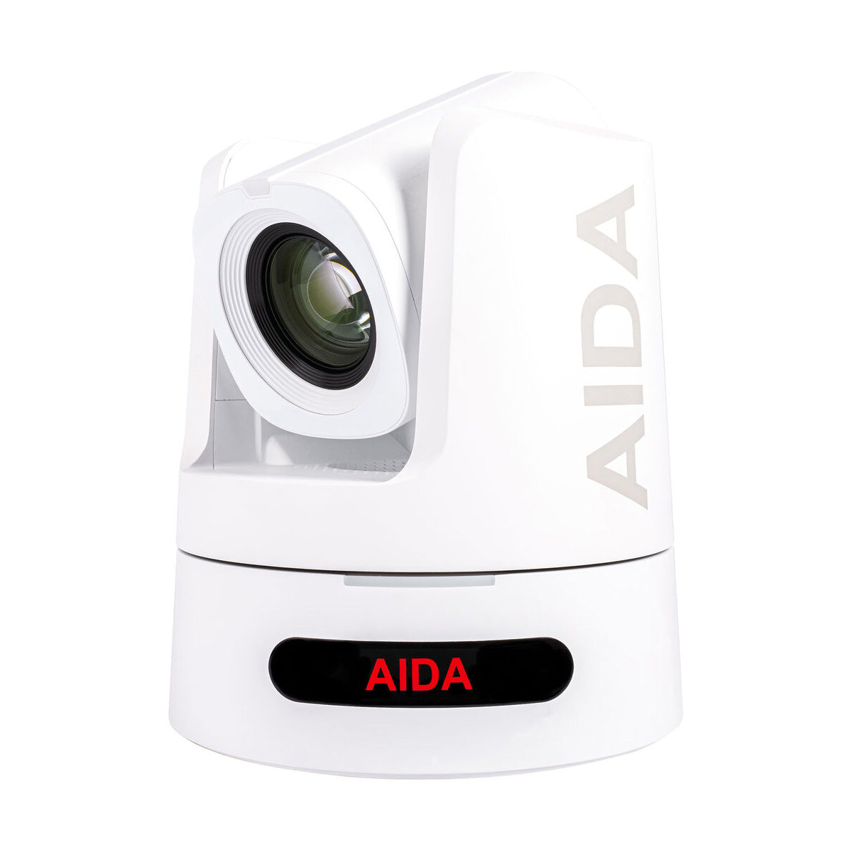 AIDA Imaging 4K NDI|HX3, 12G-SDI & SFP+ Auto-Tracking Broadcast/Conference PTZ Camera with 30x Optical Zoom (White)