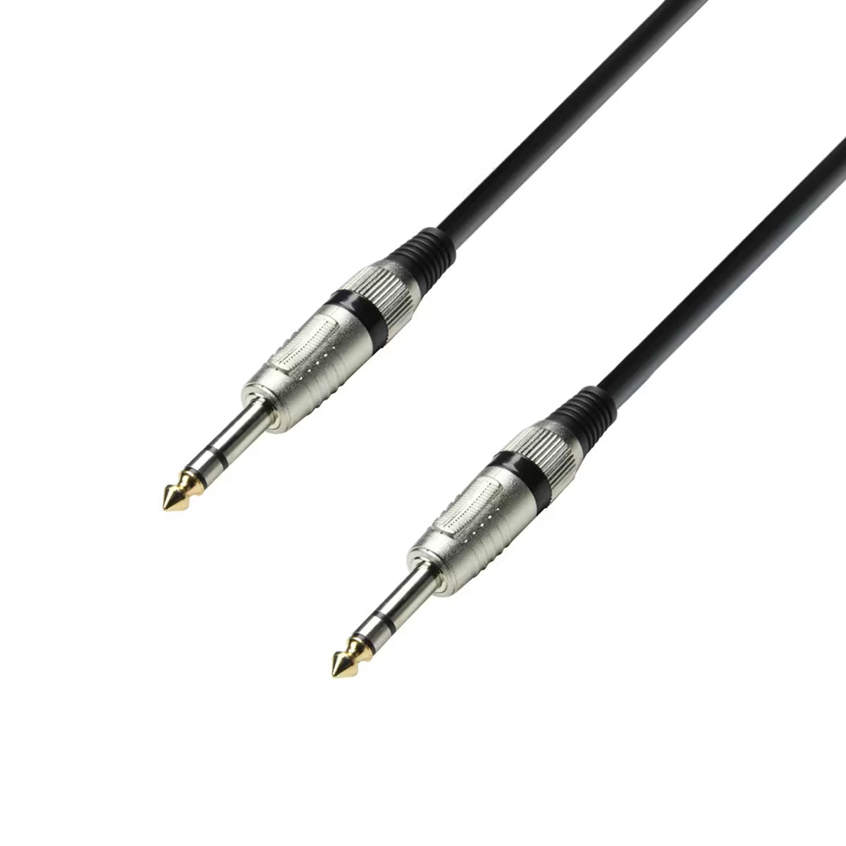 Adam Hall Cables K3 BVV 0150 - Audio Cable 6.3mm Jack stereo to 6.3mm Jack stereo 1.5m