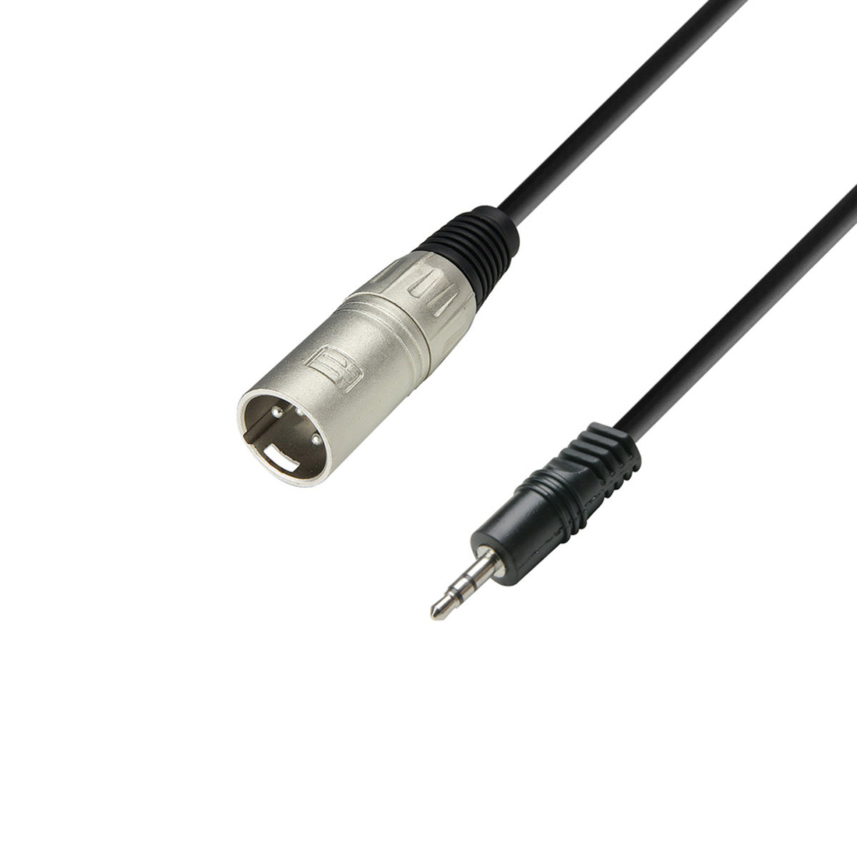 Adam Hall Cables K3BWM0100 Audio Cable 3.5 mm Stereo Jack male to XLR male, 1m