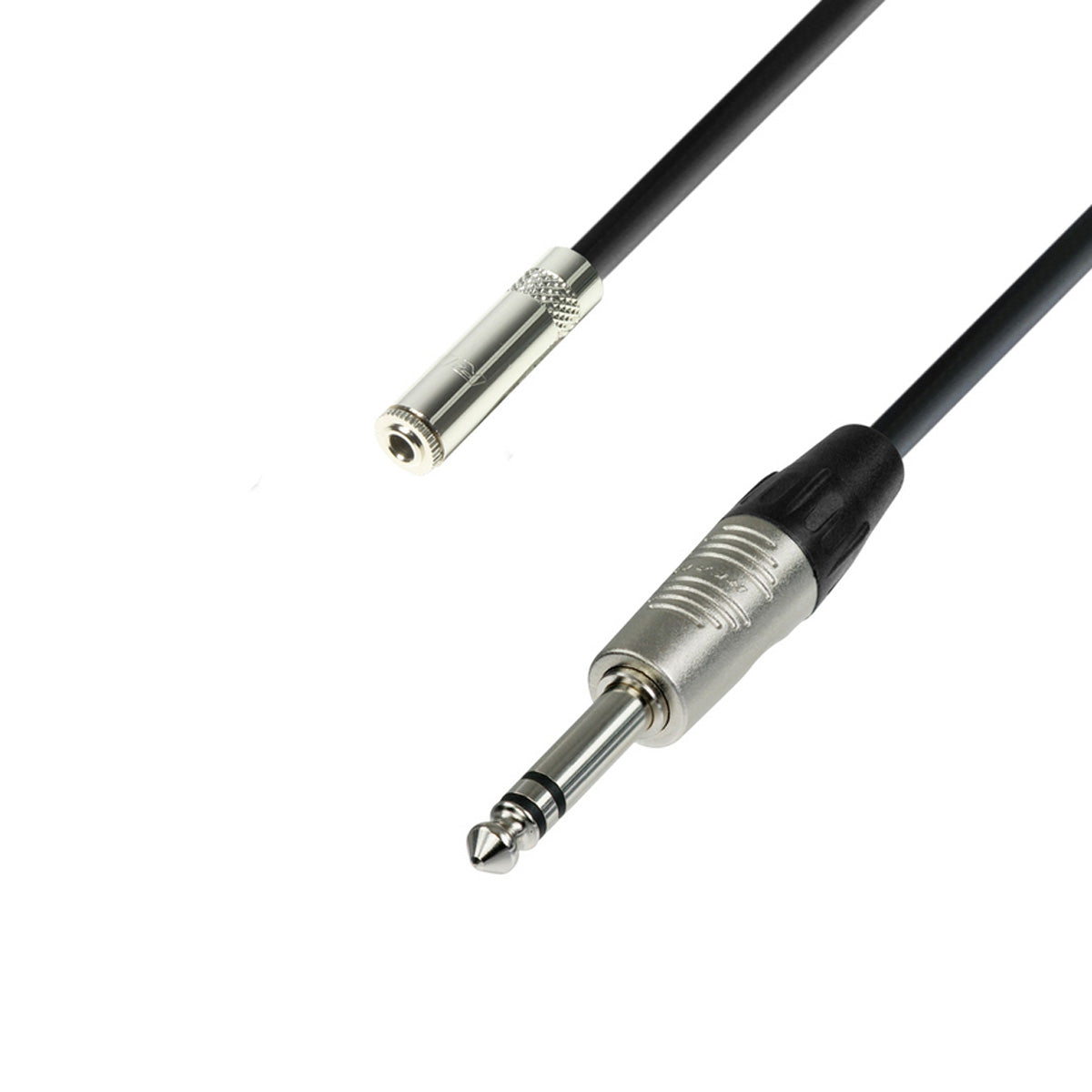 Adam Hall Cables K4BYV0300 Headphone Extension 3.5mm Jack stereo to 6.3mm Jack stereo 3m