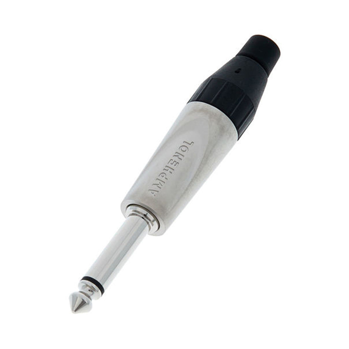 Amphenol Mono Jack diecast, Thermoplastic Back, Satin finish
