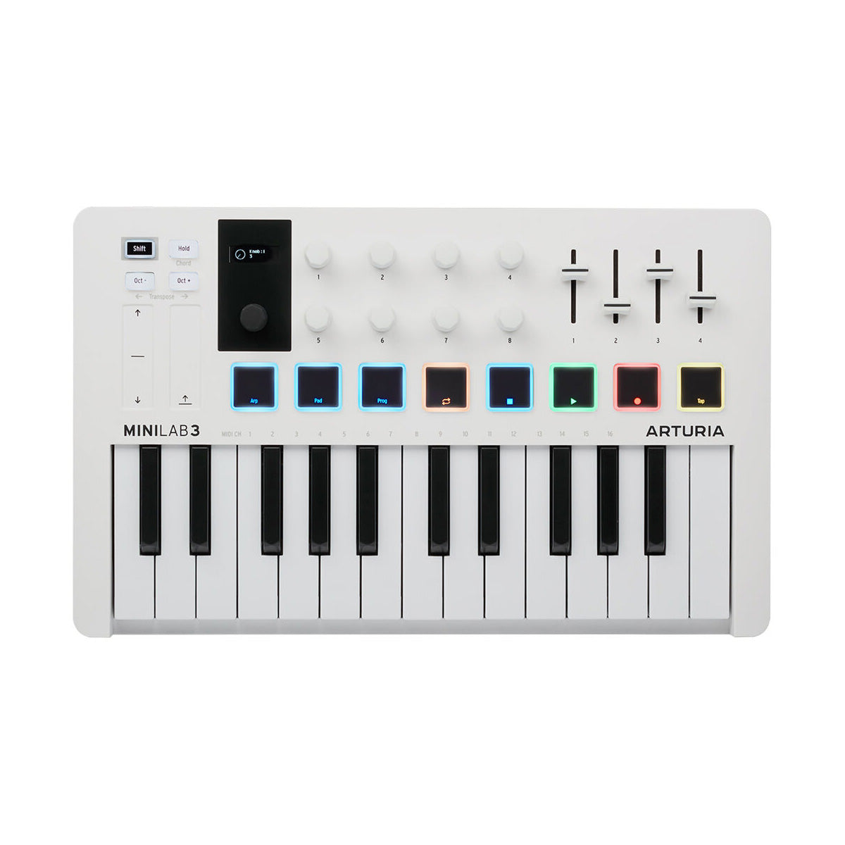 Arturia Minilab MK3 MIDI Controller - White