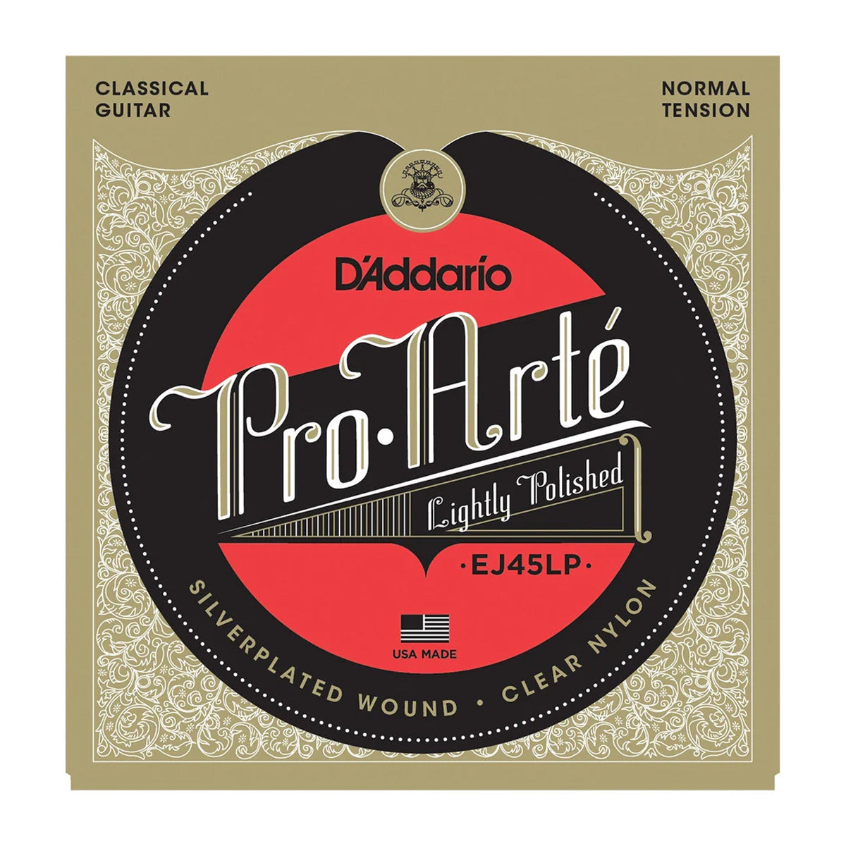 D'Addario EJ45LP Pro-Arte Lightly Polished Normal Tension Classical Guitar Strings