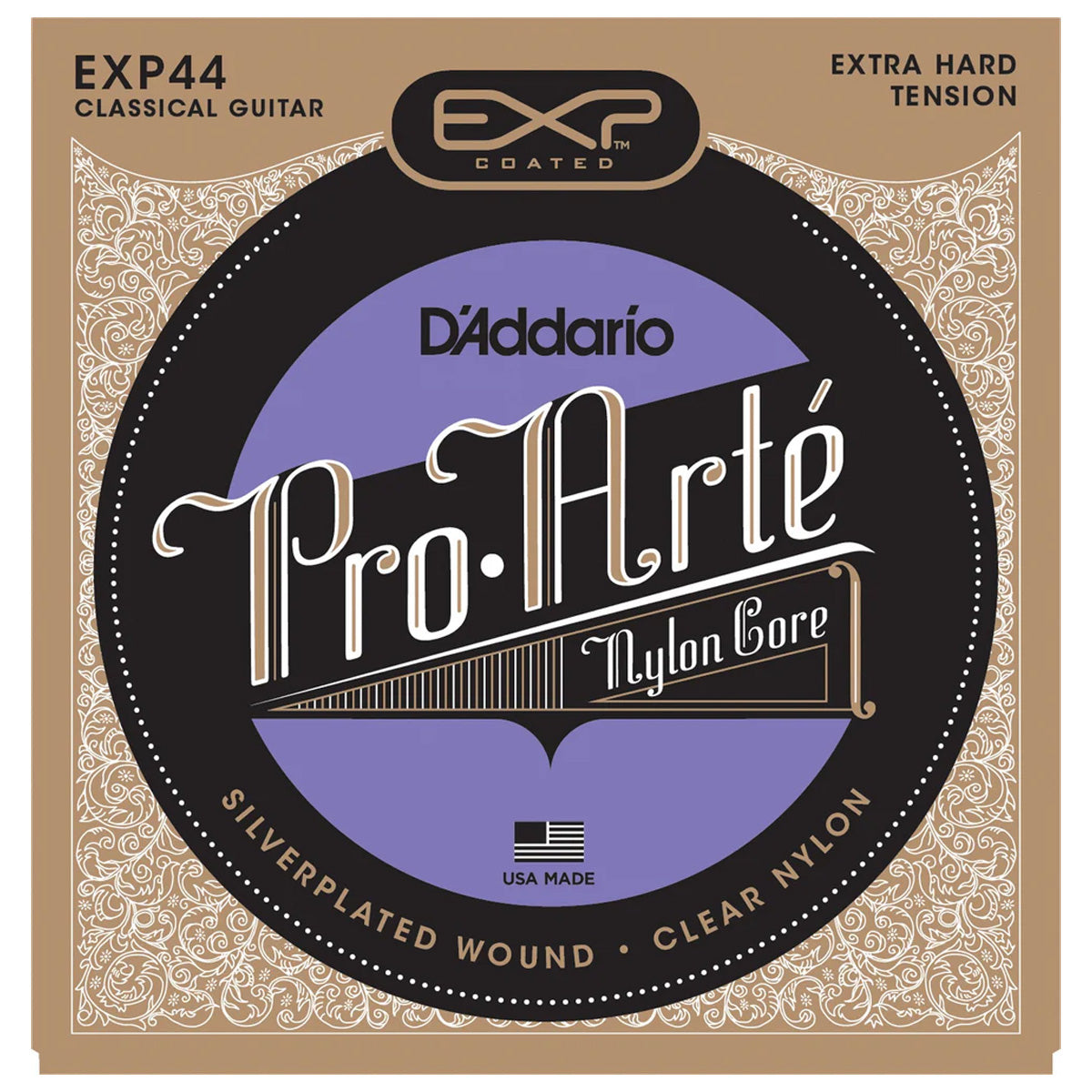 D'Addario EXP44 EXP Coated Classical Guitar Strings Extra Hard Tension