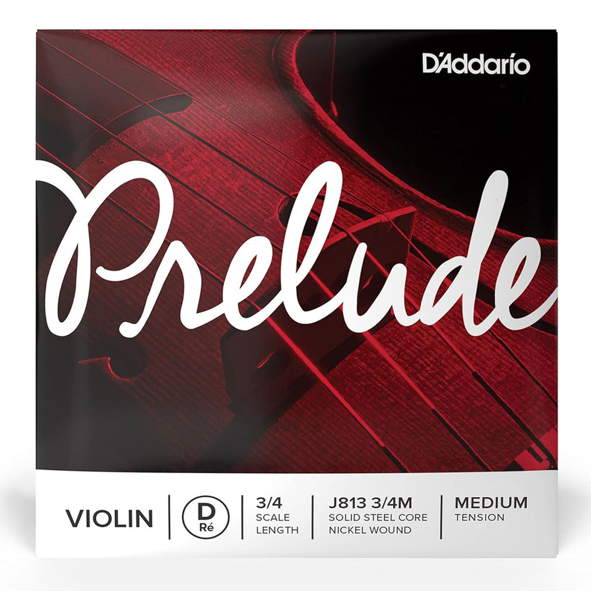 D'Addario J8133/4M Prelude D Violin String