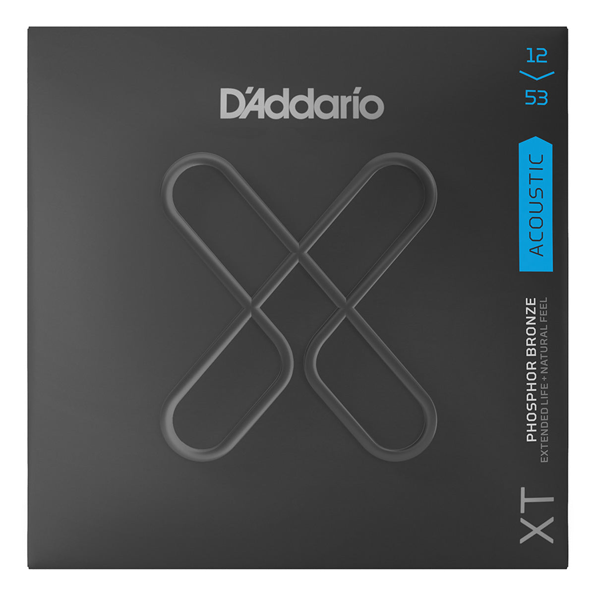 D'Addario XTABR1253 XT Coated 80/20 Bronze Acoustic Guitar Strings 012-053