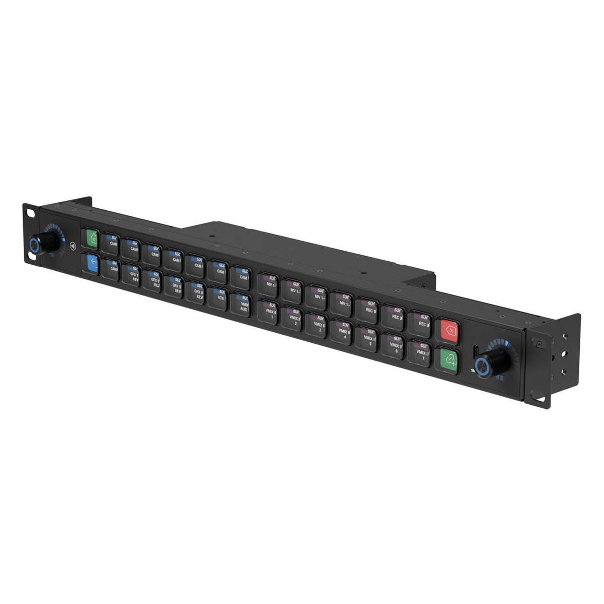 Elgato Stream Deck Studio Rackmount Stream Deck, 32 Programmable LCD Keys, Encoder Dials