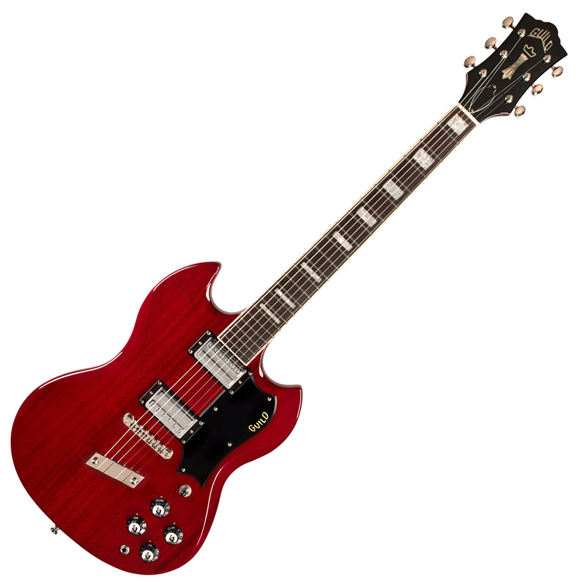 Guild Polara Deluxe Electric Guitar - Cherry Red