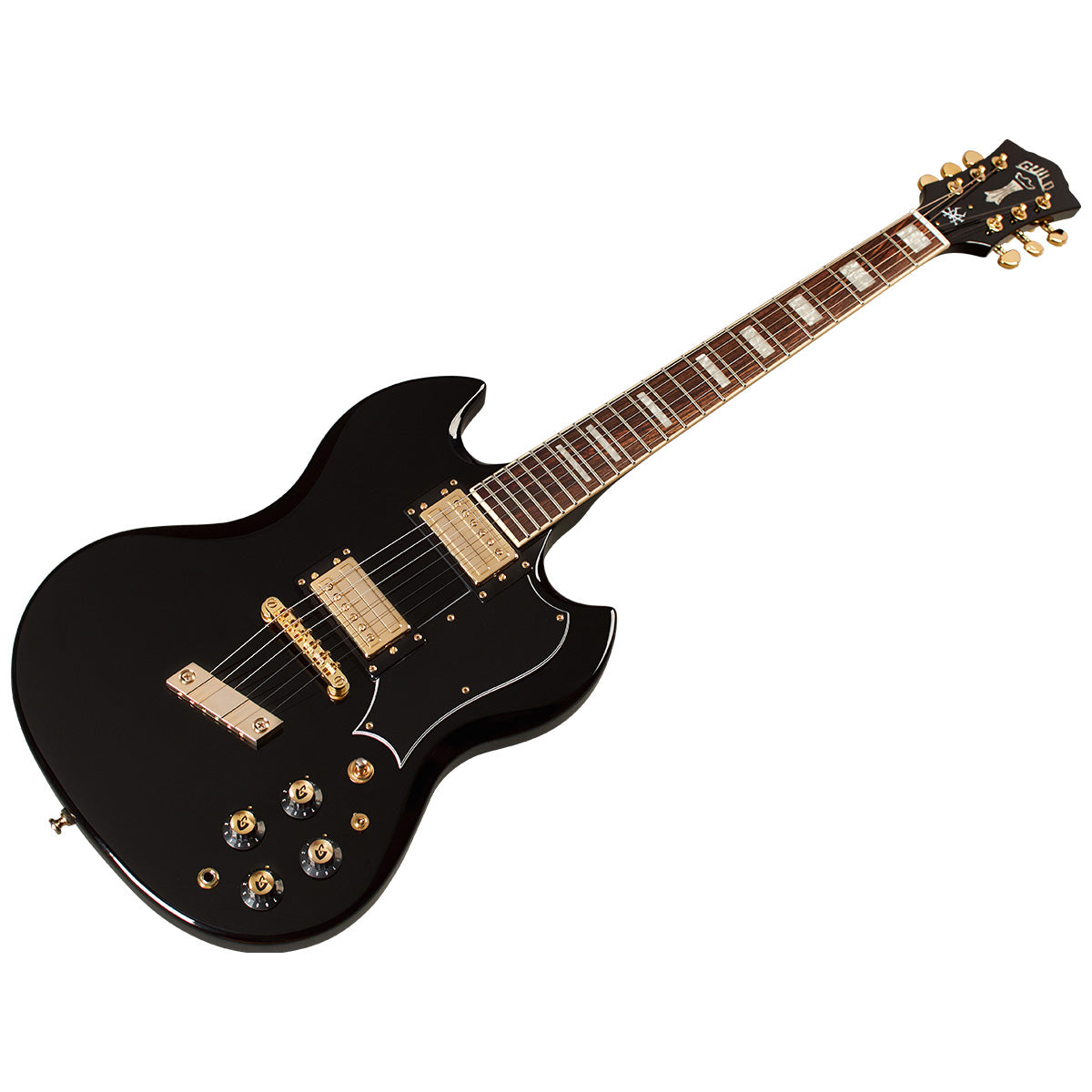 Guild Polara Kim Thayil Signature Electric Guitar - Black