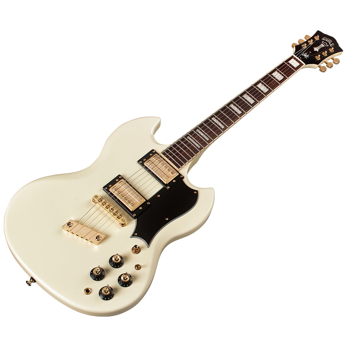 Guild Polara Kim Thayil Signature Electric Guitar - White