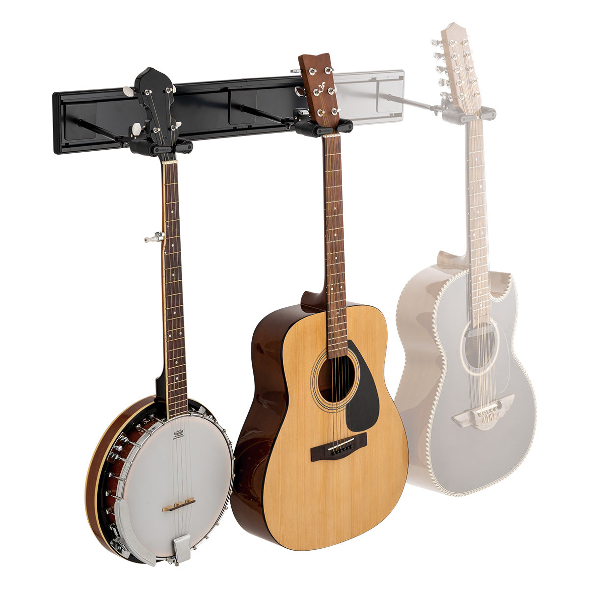 Hercules Stands GSP402SB 2-Guitar Wall Rack