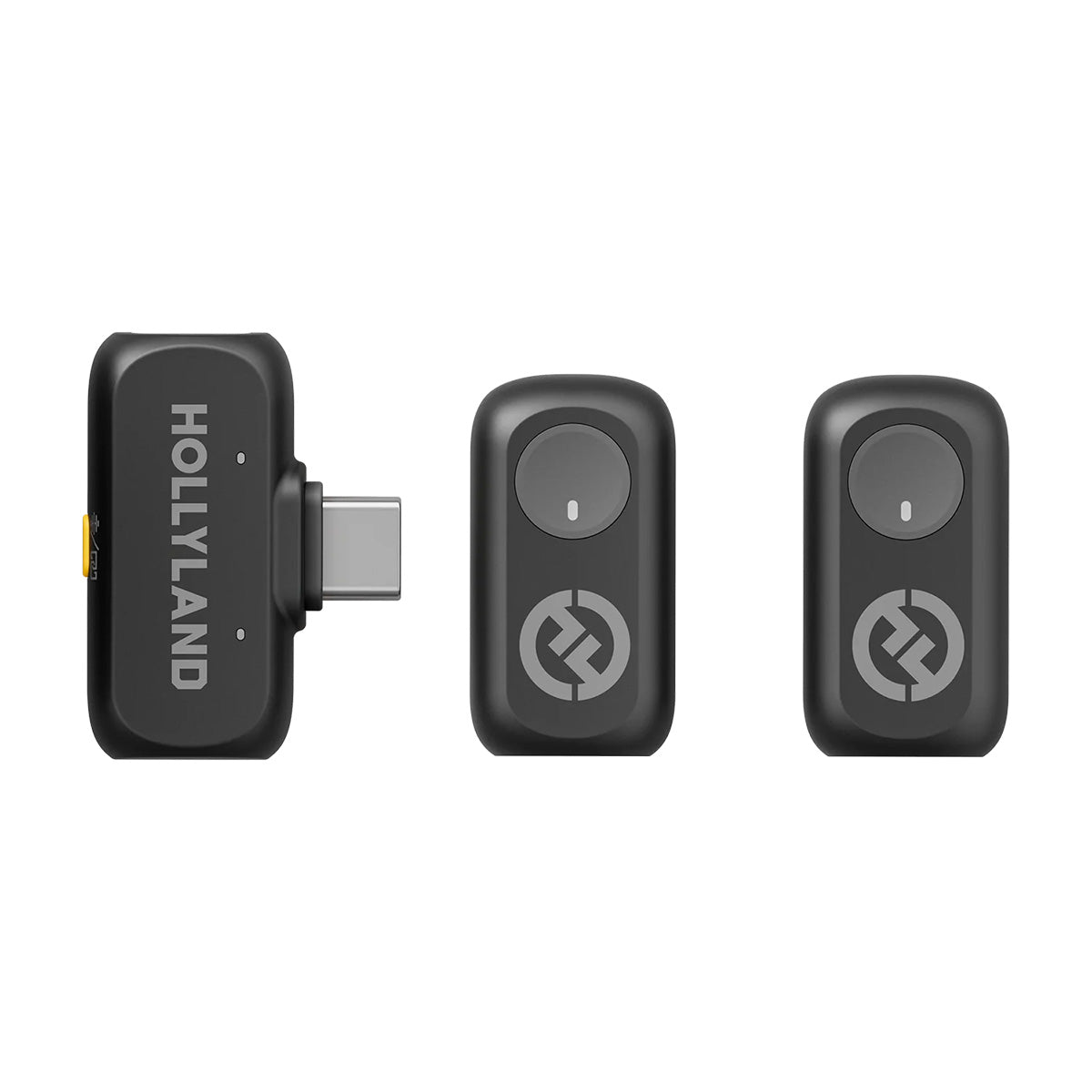 Hollyland LARK A1 Combo 2-Person Wireless Microphone System with USB-C and Lightning Connectors for Mobile Devices