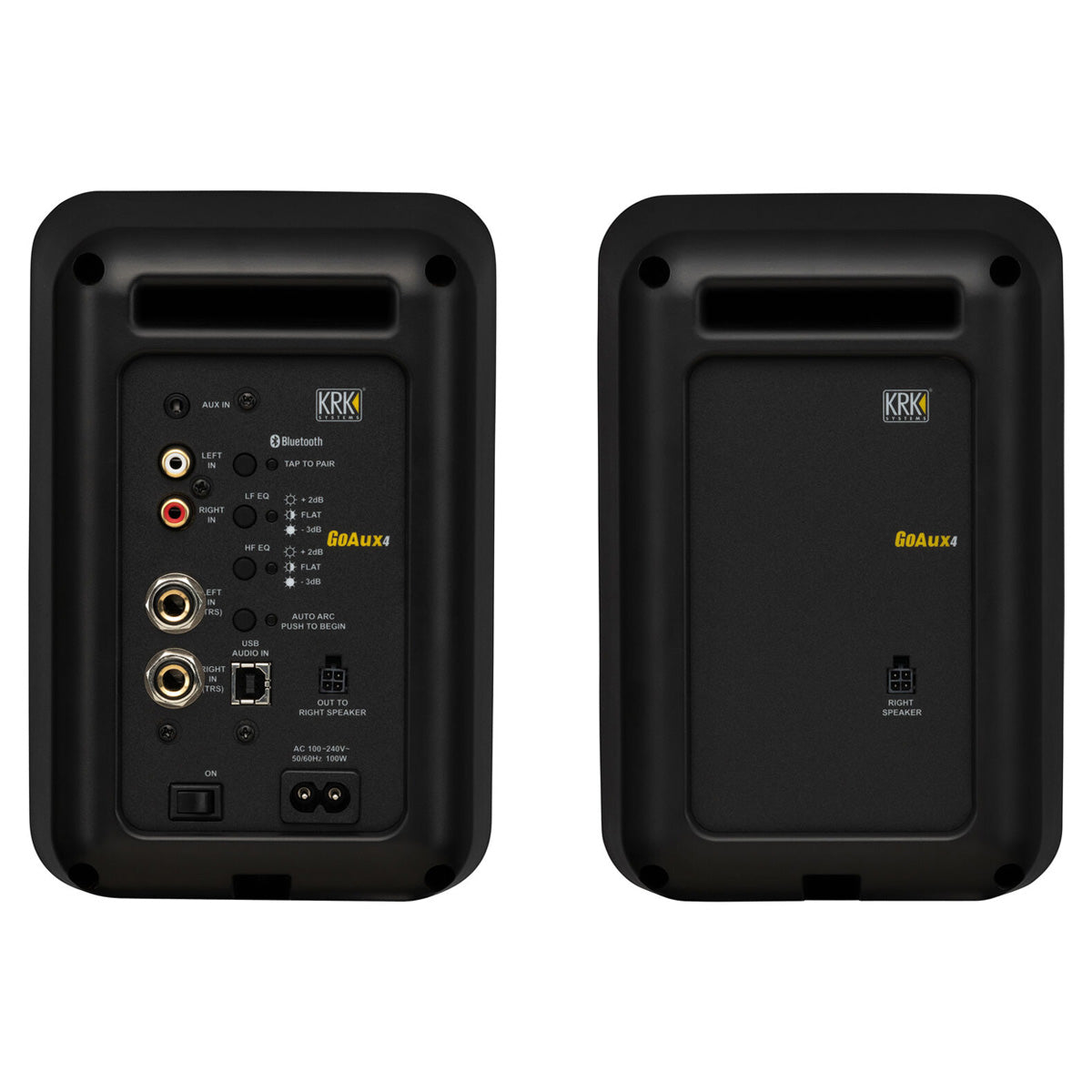 KRK GOAux 4 Portable 4" Near-Field 2-Way Studio Monitor - Pair