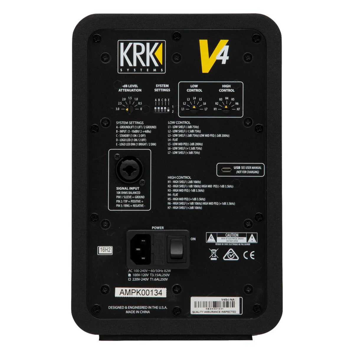 KRK V4S4 Powered Studio Reference Monitor