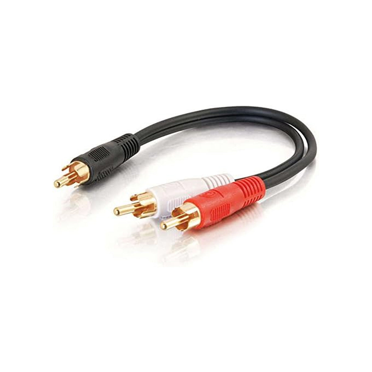 Kolitron Audio Cable - 2x RCA to 1x RCA OFC 1.2m B/P