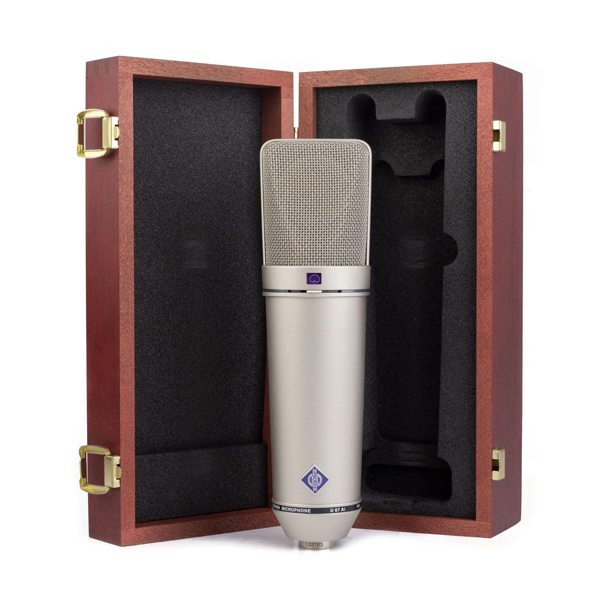 Neumann U 87 Ai Studio Set Large Diaphragm Multipattern Cardioid Condenser Microphone Set - Nickel