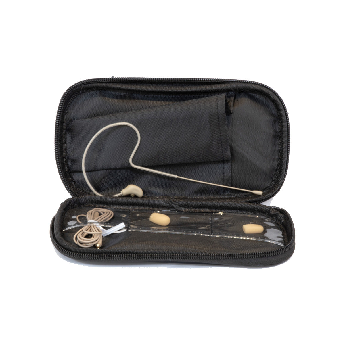 Plus Audio Earset Microphone - Single Ear (Beige)