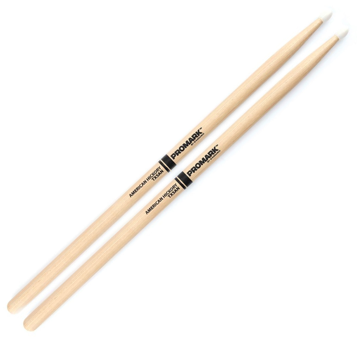 Promark TX5AN Classic 5A Hickory Nylon Tip Drumsticks