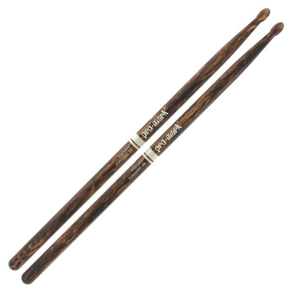 Promark TX5BWFG Classic 5B Firegrain Oval Tip Drumsticks