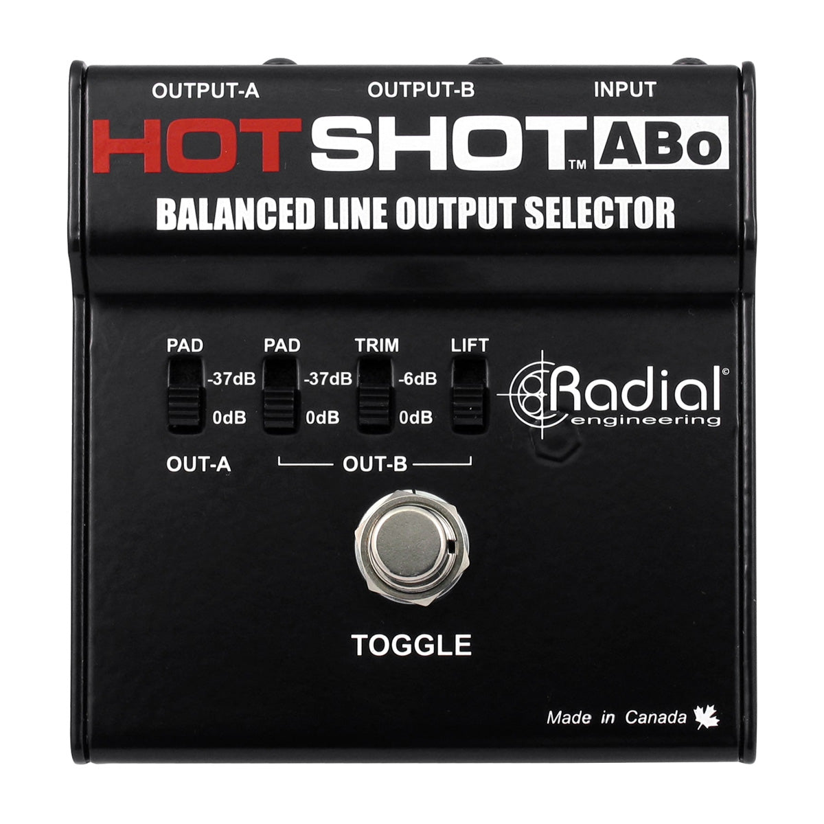 Radial HotShot ABo Balanced Output Selector