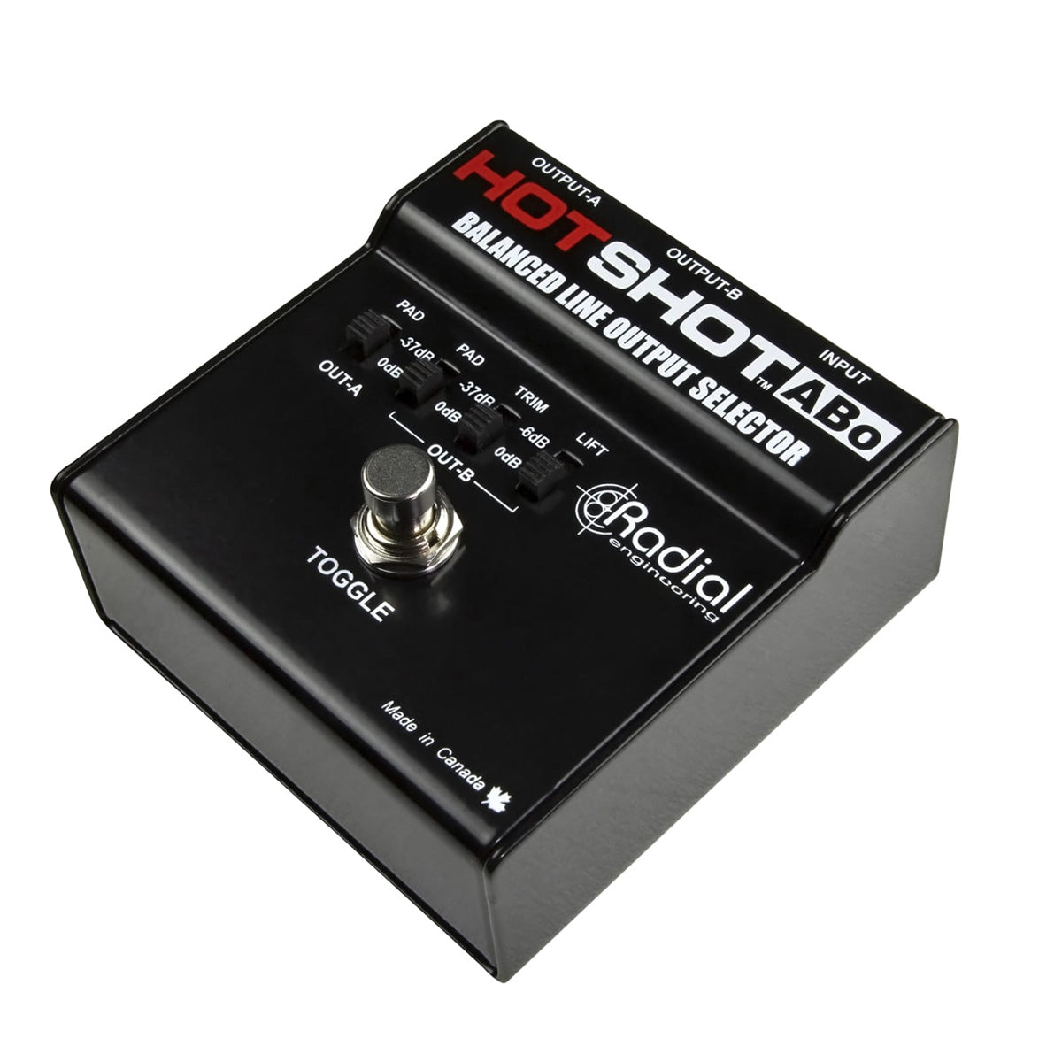 Radial HotShot ABo Balanced Output Selector