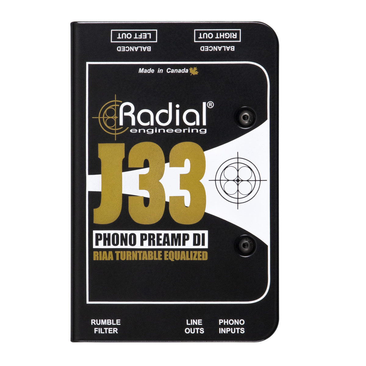 Radial J33 Active Turntable Preamp & DI Box