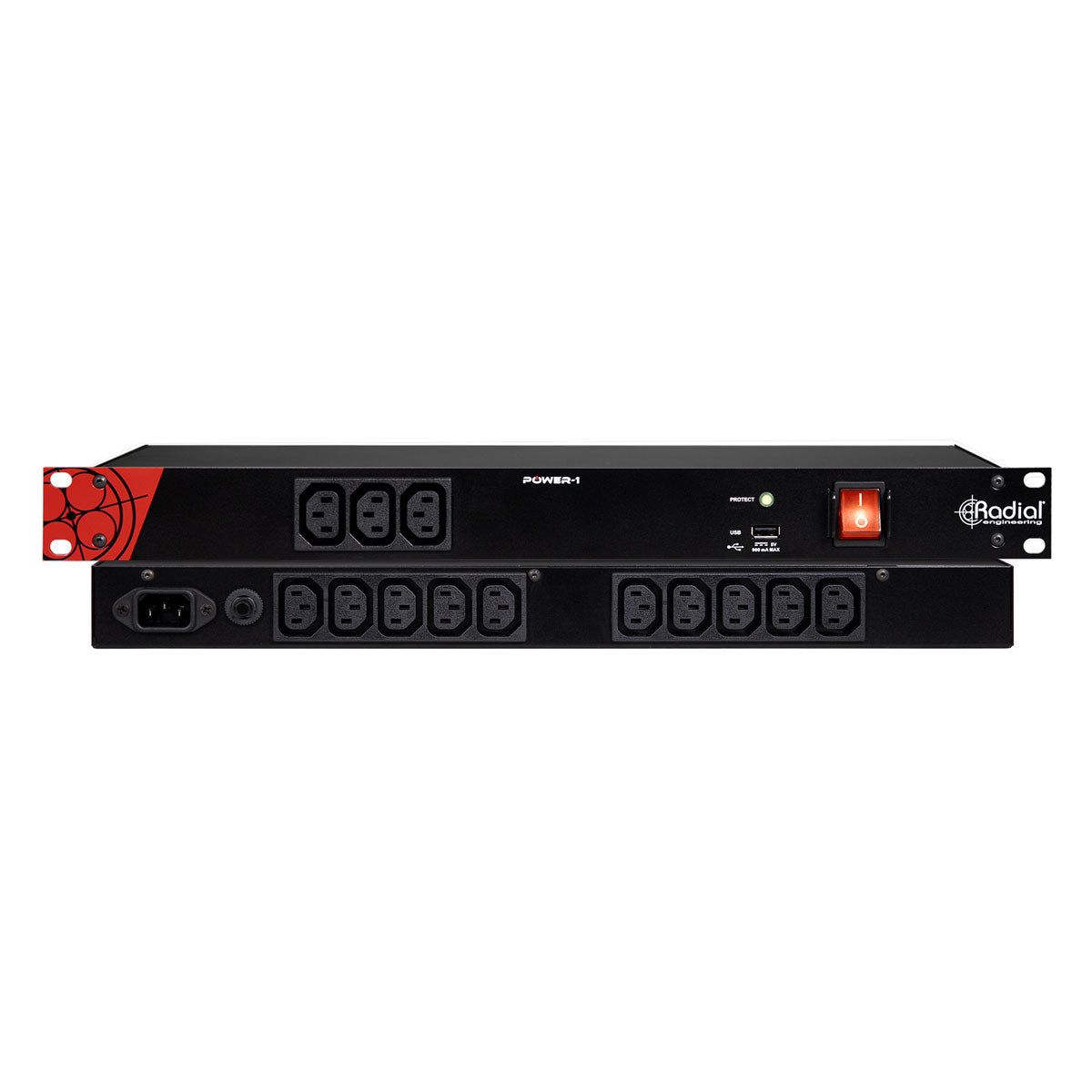 Radial Power-1 220v 19inch Rack mount power conditioner/surge suppressor, 11 outlets, 220-240V (requires 9V power supply)