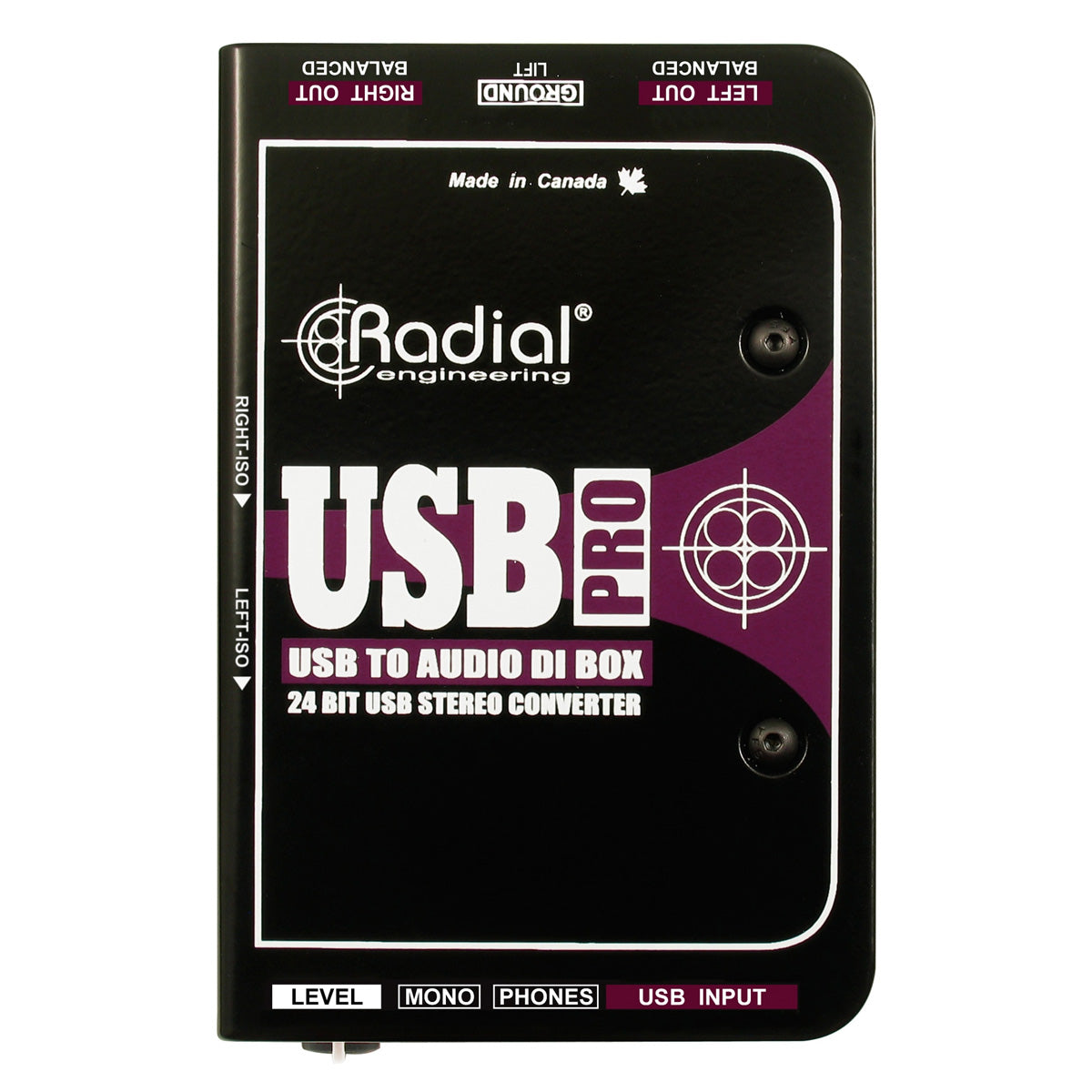 Radial USB-Pro Stereo USB Laptop Direct Box