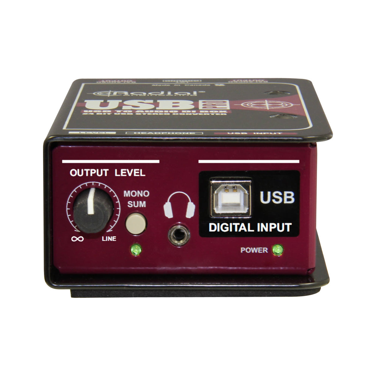Radial USB-Pro Stereo USB Laptop Direct Box