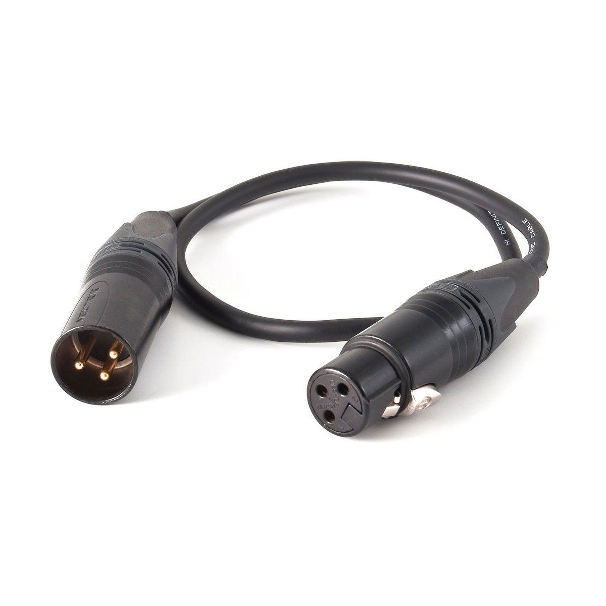 Rycote 017018 Mic Tail Short XLR Cable