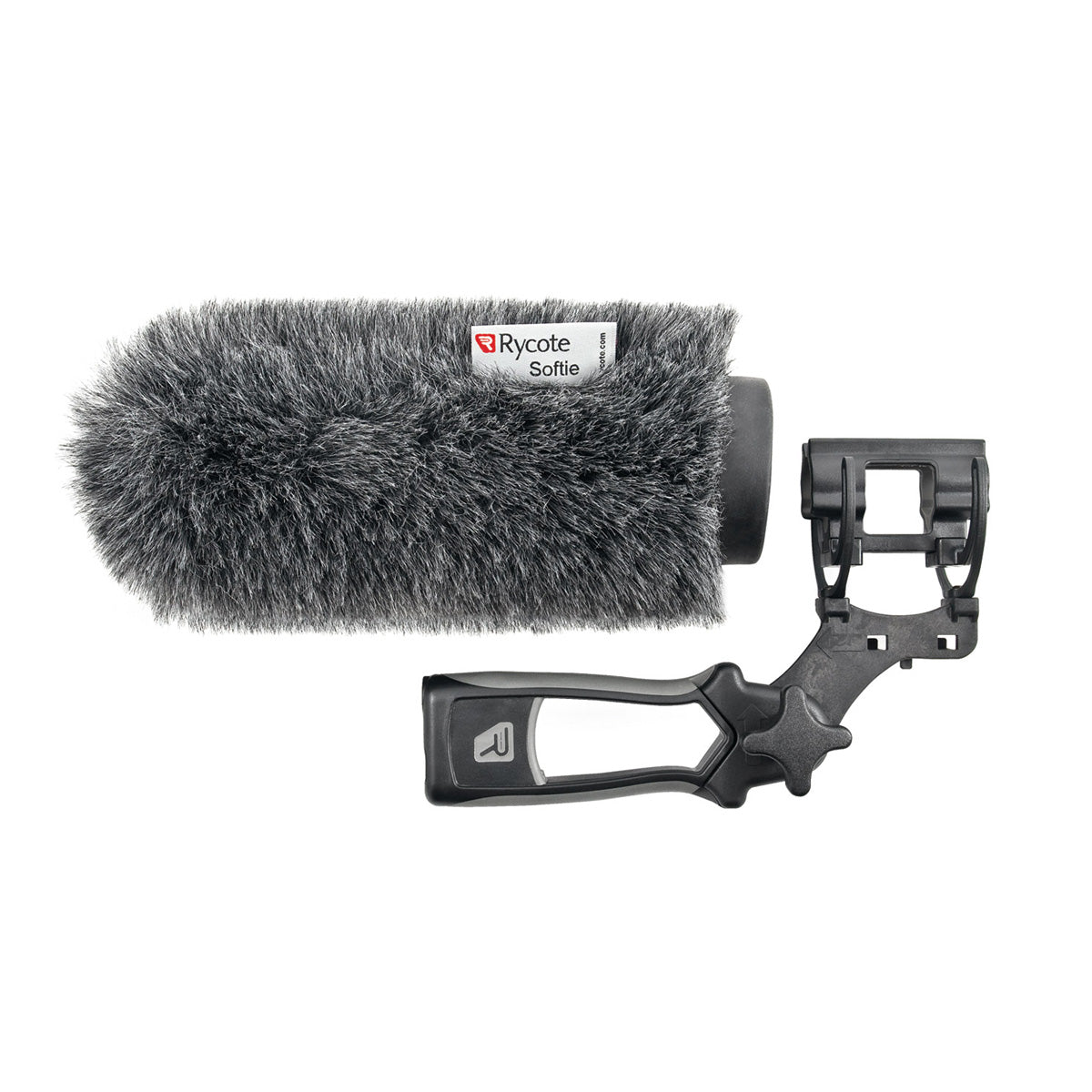 Rycote 033353 18cm Classic-Softie Kit (24/25) Incl. Softie Windshield & Lyre Shock Mount with Pistol-grip